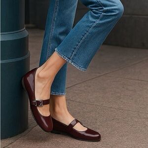 NWT Zodiac Indira Mary Jane Patent Leather Flats